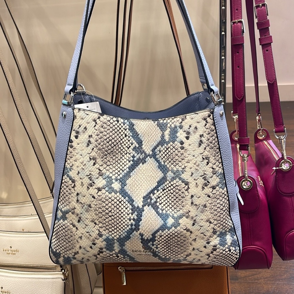 Kate Spade Leila Medium Triple Compartment Shoulder Tote
snake embossed
NWT - Picture 15 of 16